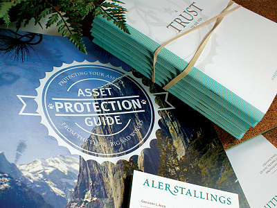 AlerStallings Law Firm Printed Materials graphic design print design