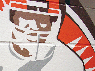 Cleveland Browns Mural art graphics mural