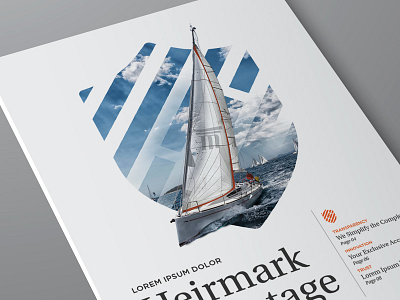 Client Position Brochure Cover brochure cover sailboat