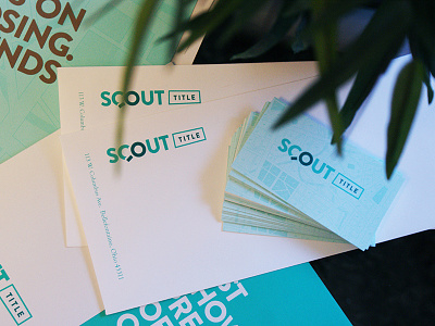 Scout Title Web + Print brand development graphics print webdesign