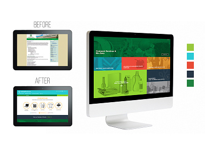 Before and After Web Design before and after redesign responsive design web design