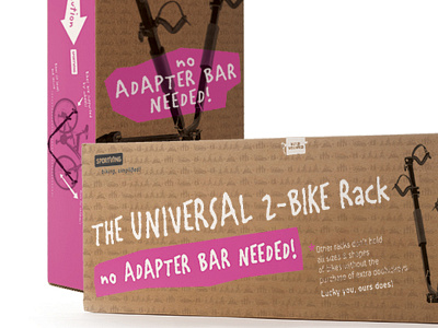 Bike Rack Package Design graphic design package design