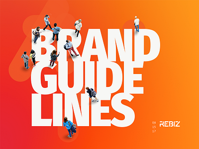 Rebiz brand guidelines branding cover identity