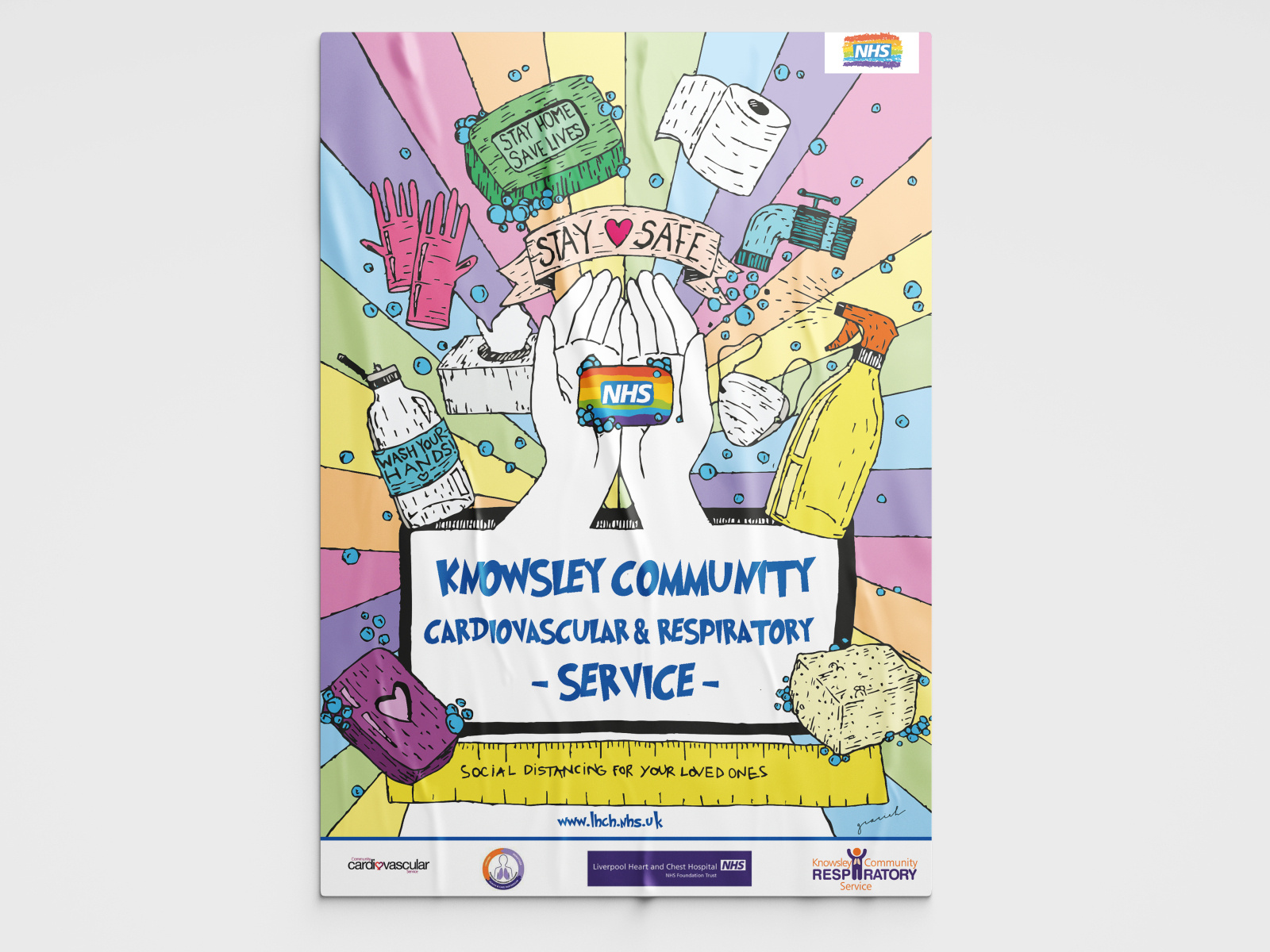 LHCH NHS COVID19 Poster 2020 by Gracie Healey on Dribbble