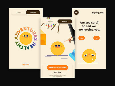Healthy Adventures – Game User Interface adventure africa animation billy covid department game ui health healthy illustrations jungle landscape owls owlsdepartment ui