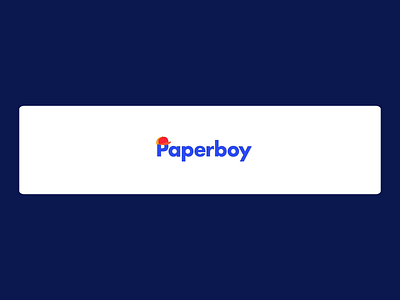 Paperboy Logo Animation animation branding department design illustration inview javascript jump logistics logo menu animation minimalism navi owls playful scroll service ui