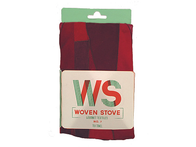 Woven Stove Tea Towel Packaging branding packaging