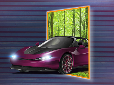 Car Manipulation 3d design adobe adobe photoshop adobe photoshop cc artgallery car car manipulation card creative art digitalart forest lamborgini manipulate manipulationedit modern car my art wheel