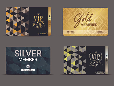 Gold | Platinum| silver | VIP Membership cards