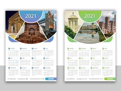 Calendar Design 2021