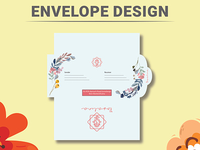 Envelope Design | Branding adobe adobe illustrator branding branding and identity branding design business card mockup cover envelope design envelope mockup flowers graphic design illustrations illustrations／ui mockup packaging design pastel mockup portfolio psd mockups stationary