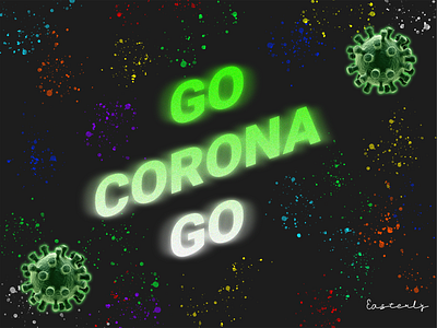 Covid-19 Poster | Go Corona Go