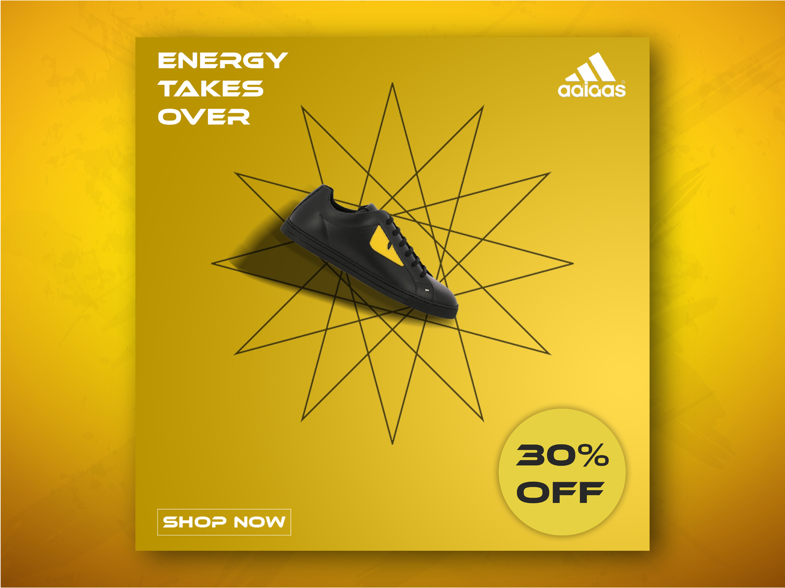 Media Ad Design || Adidas Social post by Easterly Dobey on Dribbble