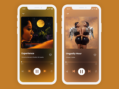 Daily UI Challenge - Day 9 (Music Player) app applemusic branding daily 100 challenge dailyui dailyuichallenge design music app musicplayer spotify ui