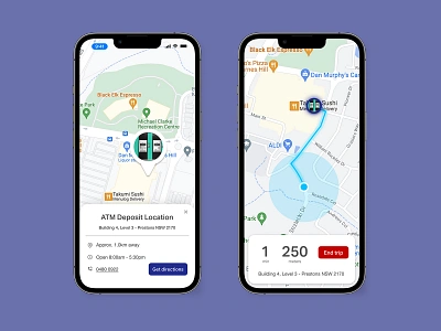 Daily UI Challenge - Day 20 (Location Tracker) app branding daily 100 challenge dailyui dailyuichallenge day20 design illustration locationtracker logo ui vector