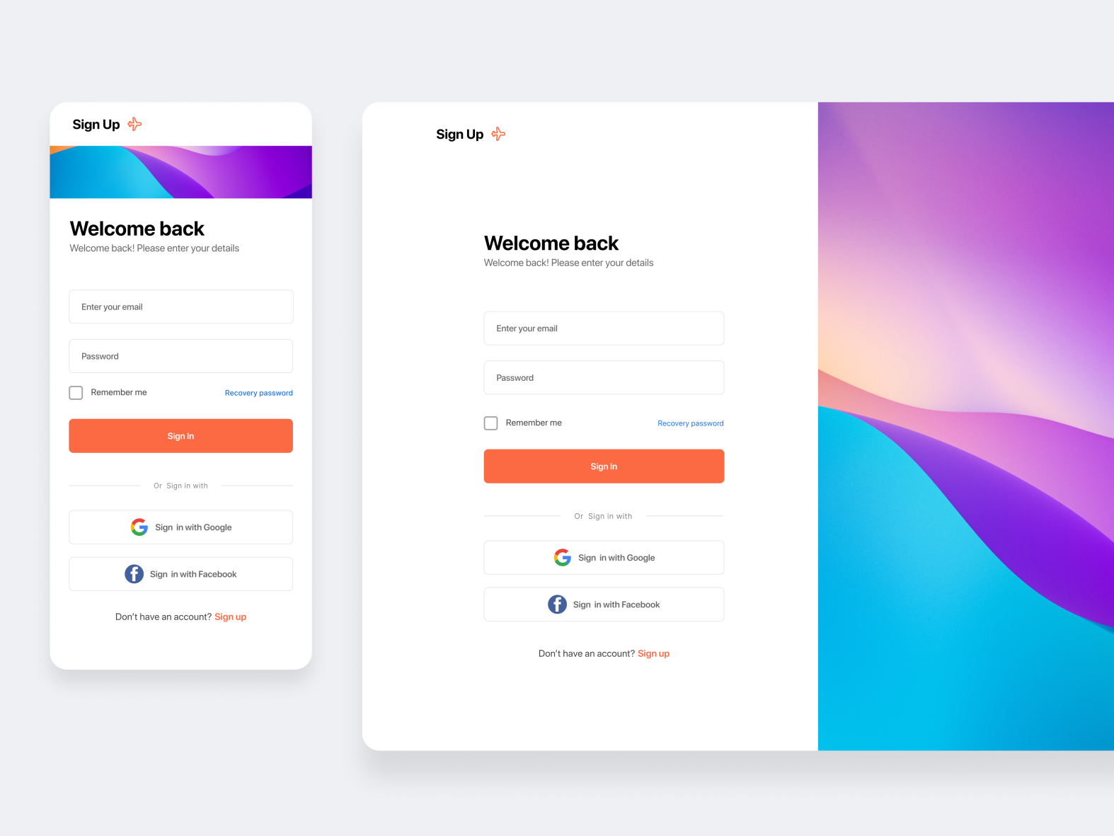 Log in Page by Shadhin Sarker 💢 on Dribbble