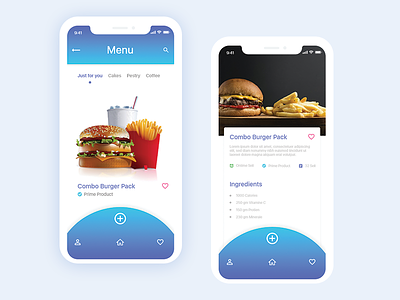 Food Menu Apps idea Exploration apps card clean exploration feed food ios menu minimal promotion ui ux