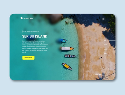 Travel web design branding clean design icon minimal typography ui ux web website