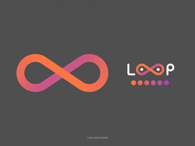 Logo #3: LOOP brand brand design brand identity branding geometry gradient logo logo design loop vector