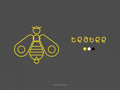 Logo #5: Teabee Logo bee bee logo beverages brand brand design brand identity branding fb geometry logo logo design tea vector yellow yellow logo