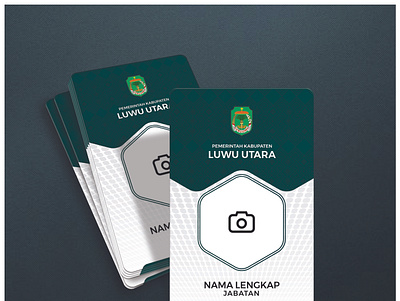 Id Card, Mock Up example graphic design