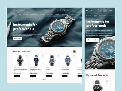 Watches e-commerce store