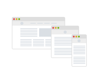 Responsive Browser browser responsive small wireframe