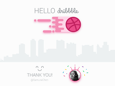 Hello Dribbble! 1st shot dribbble invite. first shot hello dribbble ux