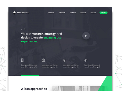 Minimal 2017 Landing Page 2017 landingpage2017 minimal ui userexperience userexperiencedesign ux