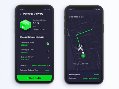 Drone Delivery App