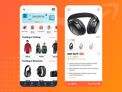 UI UX Design | Amazon Redesign Challenge in Sketch (2020)