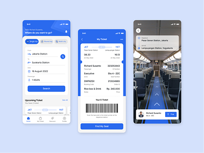 Browse thousands of Train Booking images for design inspiration | Dribbble