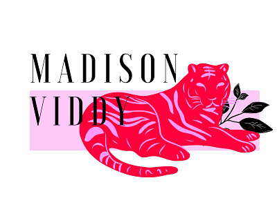 Madison Viddy apparel bold boutique gift shop boutique logo branding classic classy fashion femanine fun logo online boutique retail trendy vector wild womenempowerment womens apparel