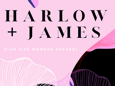 Harlow + James Plus Size Apparel Logo