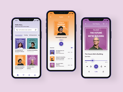 Podcast - Mobile Application UI/UX