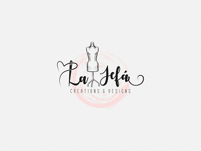 Hand drawn logo for Creations & Designs