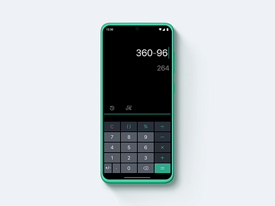 Day 004 - Calculator daily100 dailyui day004