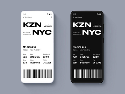 Day 024 - Boarding Pass daily100 dailyui day024