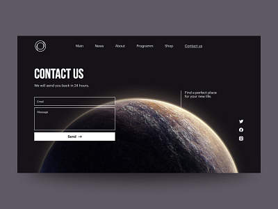 Day 028 - Contact Us daily100 dailyui day028