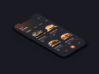 Day 043 - Food/Drinks Menu daily100 dailyui day043