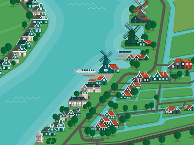 Zaanse schans map