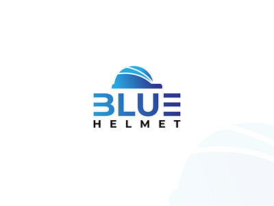 Blue Helmet blue blue helmet logo brand design branding corporate logo creative logo helmet icon identity identity design logo logo design symbol