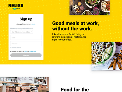 Relish Home Page