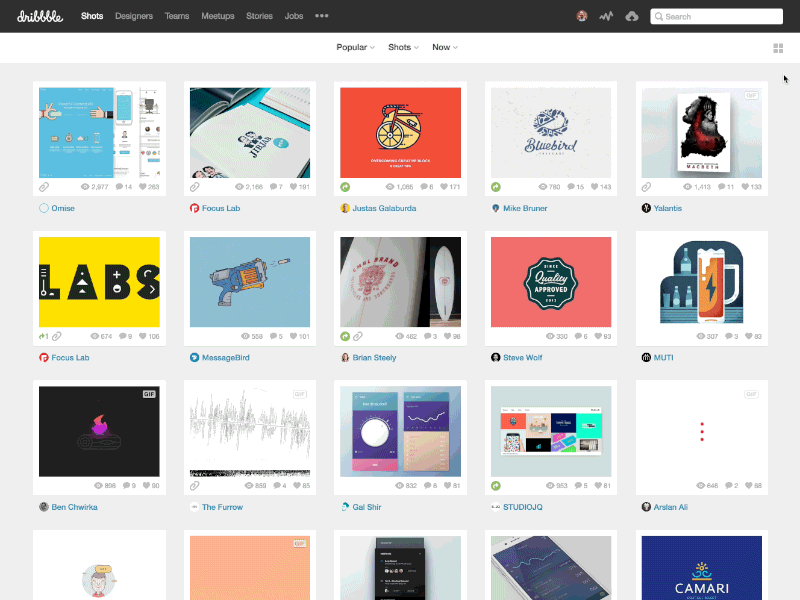 Hit me with your big shots dribbble pat benetar shot size shot toggle ui