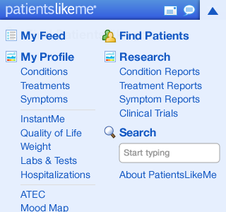 Mobile navigation mobile patientslikeme wow week