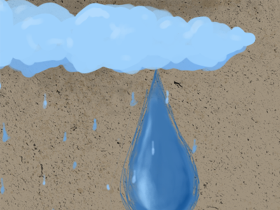 Drop blue clouds sketch texture