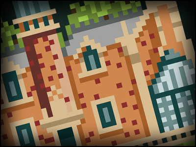 Haunted Mansion Pixels 8bit disney haunted mansion pixels