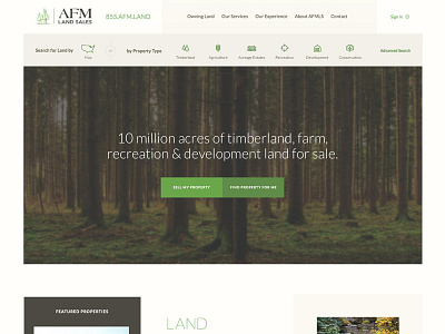 Land Sales Website