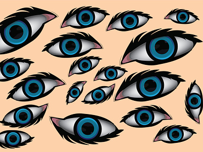 Anime Characters Eyes Graphic by winwin.artlab · Creative Fabrica