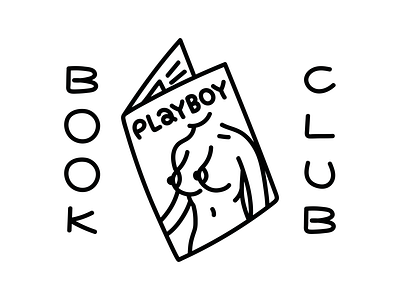 Book club t-shirt illustration illustration illustrator playboy t shirt illustration tshirt